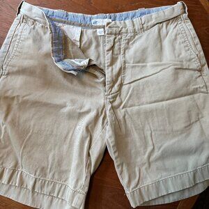 J.Crew Cotton Chino Shorts - Khaki - Size 35